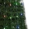 6ft. Pre-Lit Green Pop Up Artificial Outdoor Christmas Tree, Multiple Function Color-Changing Lights
